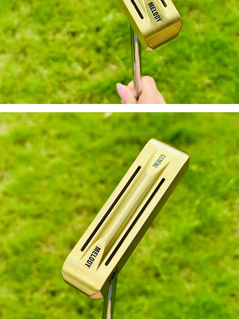 Golf double-sided putters are simple and balanced putters, and they can be directly inserted into the putter and both left and r