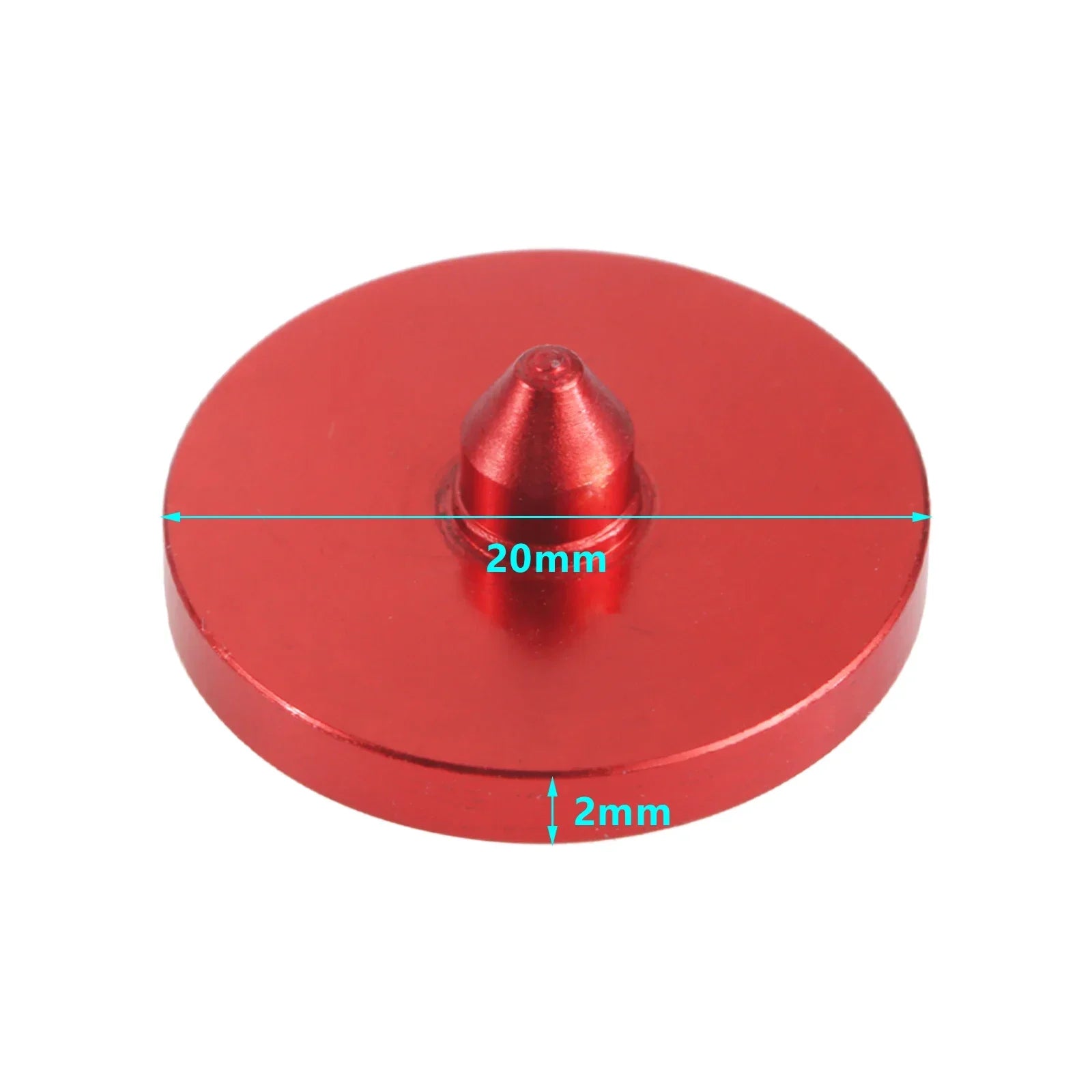 5Pcs 20mm Aluminium Alloy Round Shaped Golf Ball Position Mark Markers Practical Golfer Training Aids Red/Gold/Silver/Blue/Black