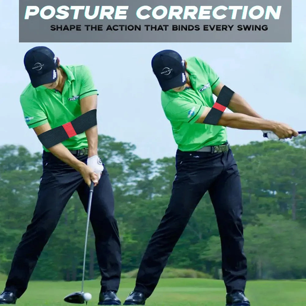 Golf Arm Swing Correction Posture, Elastic Band on The Shaft,hand Corrector,precise Molding of Golf Equipment for Easy Operation
