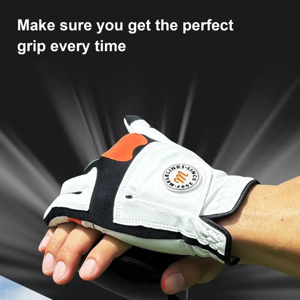 Golf Glove Women Men Left Hand Golf Glove Professional Non-Slip Grip Breathable Glove For Training Improving Accuracy Control