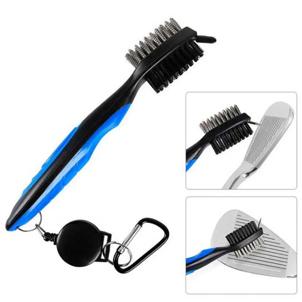 Club Cleaning Brush Golf Club Brush Golf Grooves Cleaning Brush 2 Sided Golf Putter Wedge Ball Cleaner Gof Accessories
