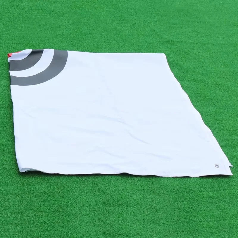 Indoor Outdoor Golf Target Cloth Portable Easy Setup with Ropes Practice All Golfers Training Accuracy for Backyard Garage