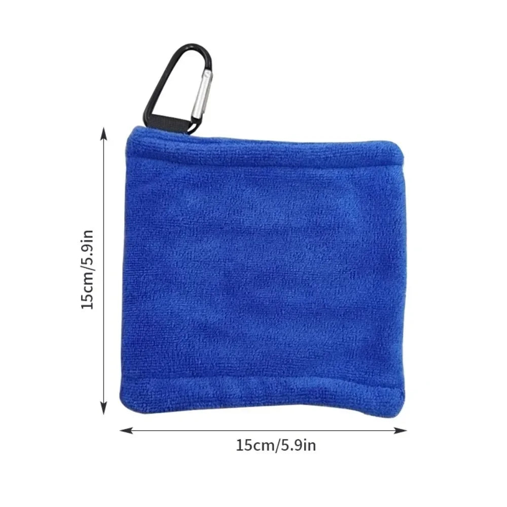 1 golf ball cleaning towel Microfiber scrub cleaning club wipe Ball towel Outdoor sports towe