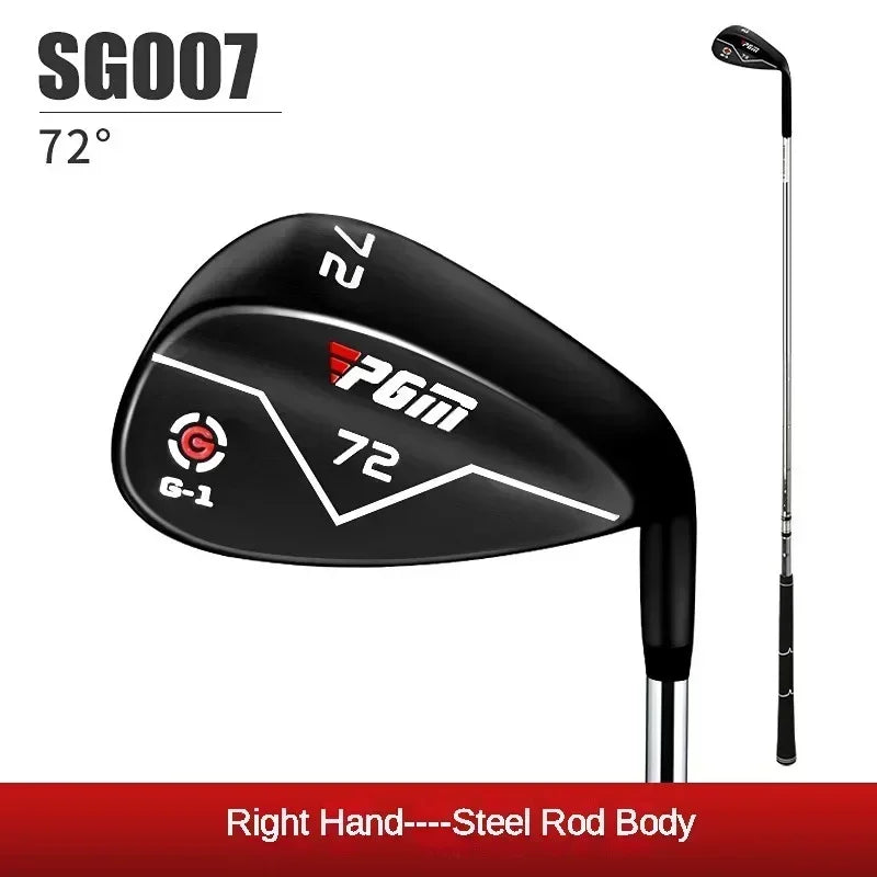 PGM Golf Clubs for Men Right Handed Golf Club Sand Pole Stainless Steel Irons Wedges 72 Degree CNC Texture Golf Supplies