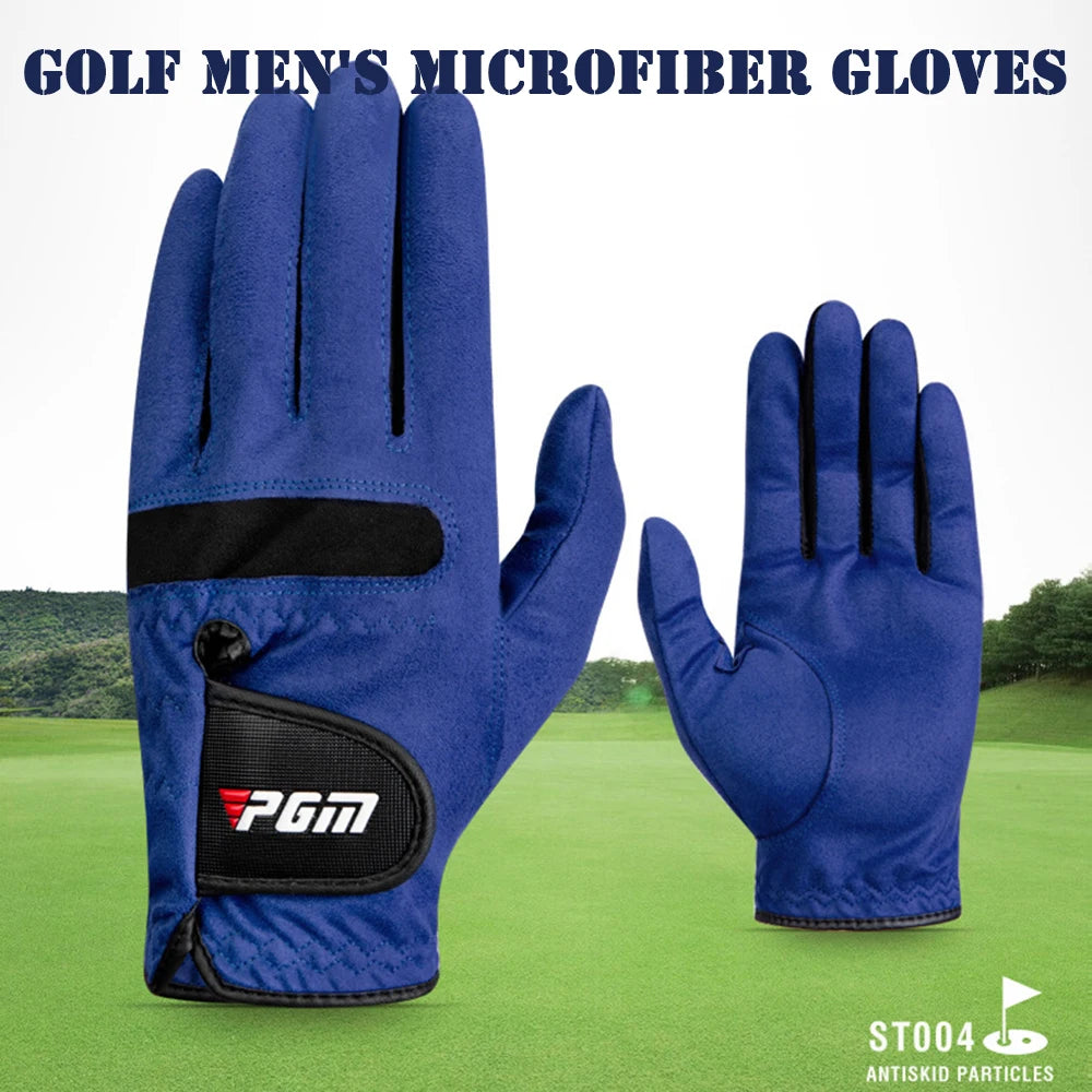 PGM Golf Glove Left/Right Hand Golfs Gloves With Adjustables Closure Soft Sweat-Absorbent Breathable Glove Gifts For Golfs Lover