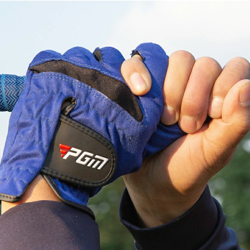PGM Golf Glove Left/Right Hand Golfs Gloves With Adjustables Closure Soft Sweat-Absorbent Breathable Glove Gifts For Golfs Lover