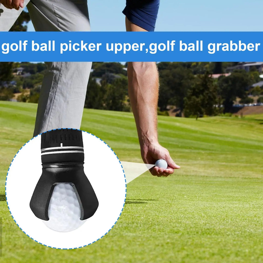 1Pcs Golf Ball Pick Up Clip Tools Retriever Durable stable Back Knee Saver Claw Grabber portable Tool Kit mini Golfer Grip