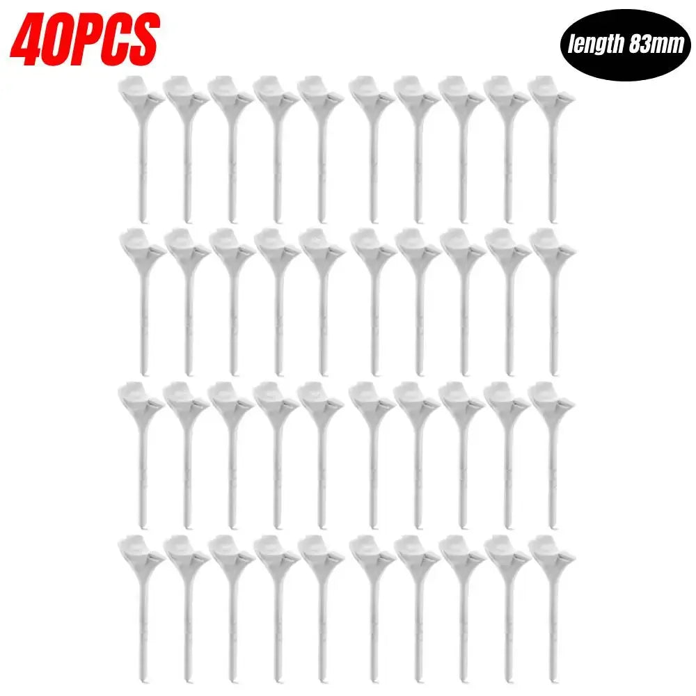 20/40PCS BambooGolf Tees Holder Ball Nail 10 Degree Oblique Insertion Reusable Tee for golfer gift golf ball holder 골프tee