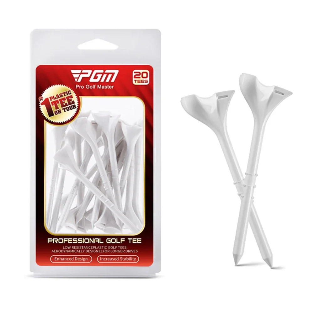20/40PCS BambooGolf Tees Holder Ball Nail 10 Degree Oblique Insertion Reusable Tee for golfer gift golf ball holder 골프tee