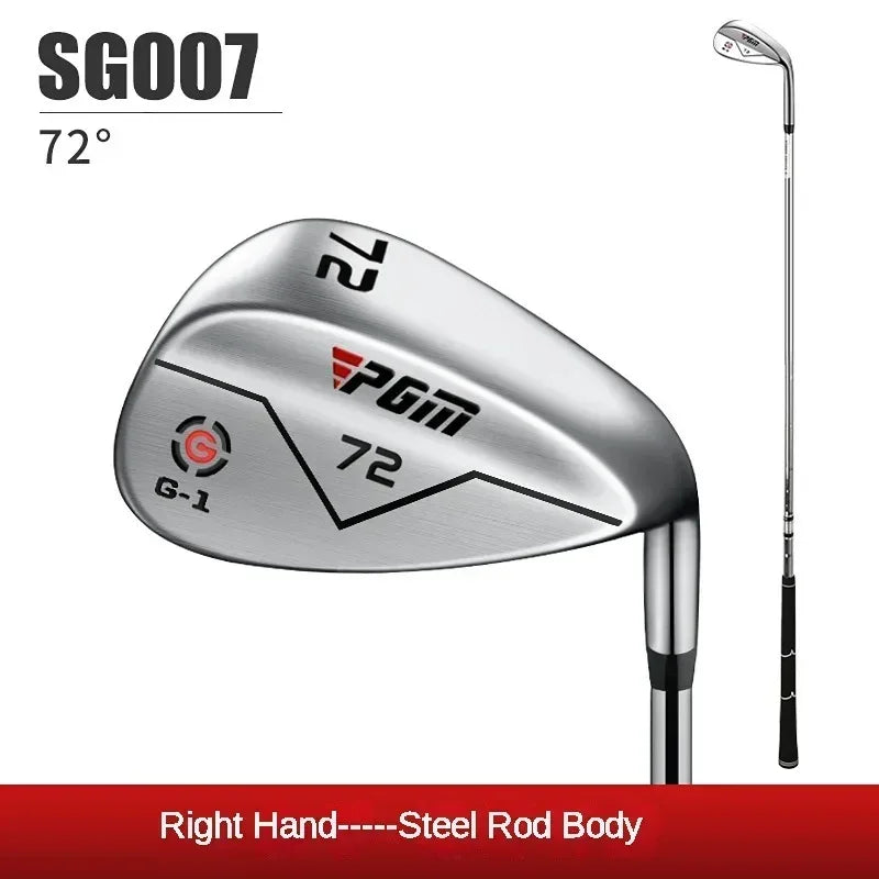 PGM Golf Clubs for Men Right Handed Golf Club Sand Pole Stainless Steel Irons Wedges 72 Degree CNC Texture Golf Supplies