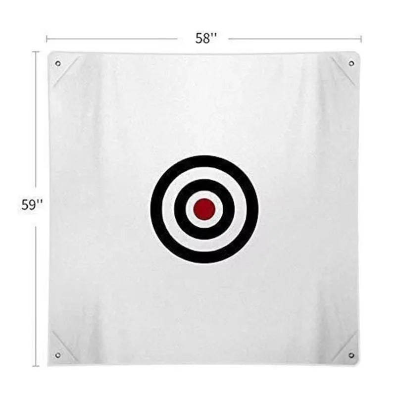 Indoor Outdoor Golf Target Cloth Portable Easy Setup with Ropes Practice All Golfers Training Accuracy for Backyard Garage