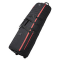 Golf Travel Bag, Outdoors Soft-Sided Golf Travel Cover Case, Heavy Duty 1000D Nylon Wear-Resistant, Padded Golf Luggage Case Cover with Wheels, Foldable Golf Club Storage Bag for Airlines